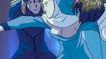 Hentai - Íncubo de pau enorme fode policial enquanto garota nova se masturba.