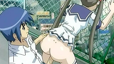 Colegial safada fode com o irmão no parque. #Hentai