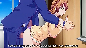 Chantageada por professor hentai, colegial tem buceta fudida sem dó em vídeo explícito.
