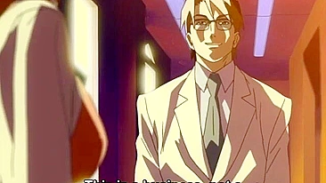 Vadia hentai safada leva no cu na janela do escritório.