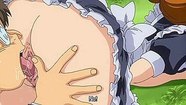 Robô garota com pau vibrante gigante em hentai quente dobrado.