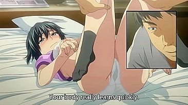 Seduzida pelo professor safado, colegial leva gozada dentro da buceta.