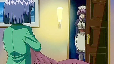 Momiji ganhou concurso de chupada lésbica e agora fode o mestre no site hentai.