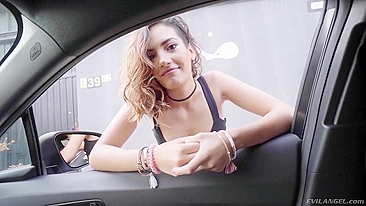 Espanhola vê pau do motorista e não resiste à putaria