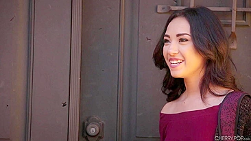 Garota Kiley Jay e bonitão Brad fazem amor ao ar livre