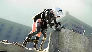 2B e 9S de NieR Automata Ficam Safados em Vídeo Hentai Quente