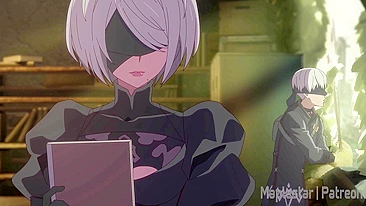 2B e 9S de Nier Automata Ficando Safados em Paródia Hilária