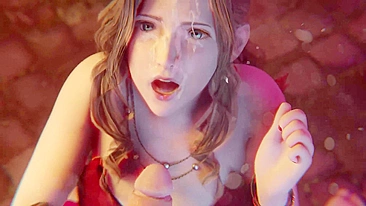 Cena Sedutora de Aerith Gainsborough em Final Fantasy VII