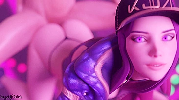 Libere Seu Lado Selvagem com Cosplay Sexy da Akali em LoL