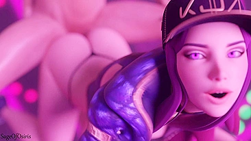 Libere Seu Lado Selvagem com Cosplay Sexy da Akali em LoL