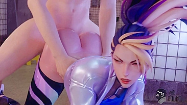 Vídeo Hentai: Akali a Condessa - League of Legends