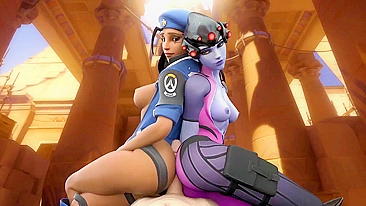Assista ao Pornô Arhoangel de Ana e Widowmaker em Overwatch - NSFW