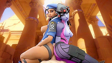 Assista ao Pornô Arhoangel de Ana e Widowmaker em Overwatch - NSFW