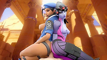Assista ao Pornô Arhoangel de Ana e Widowmaker em Overwatch - NSFW