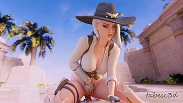 Assista ao Pornô NSFW de Ashe em Overwatch - Tabesc3d!