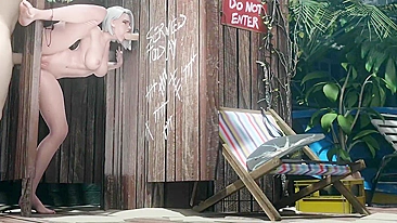 Hentai Pornô Overwatch - Manobras Sensuais da Ashe nas Sombras