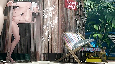 Hentai Pornô Overwatch - Manobras Sensuais da Ashe nas Sombras