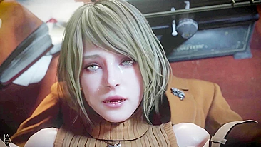 Resident Evil 4 - Primeiro Encontro Quente de Ashley Graham e Leon S. Kennedy