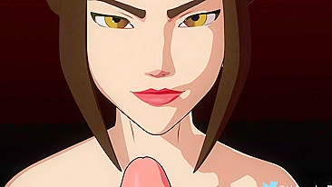 Avatar: A Lenda de Aang - Cena de Sexo com Azula no Lidomaine7