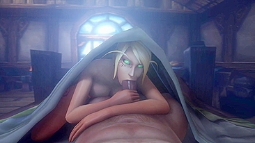 Pornô de Elfa Sangrenta - A Aventura do Noname55 em Warcraft