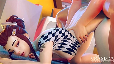Aventuras Eróticas da Sexy Brigitte em Overwatch