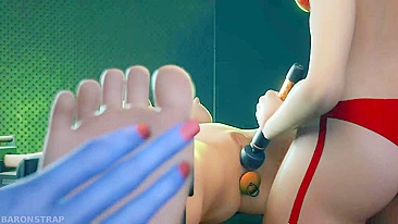 Baronstrapping em Overwatch - Aventura Hentai de Brigitte, Widowmaker e Mercy