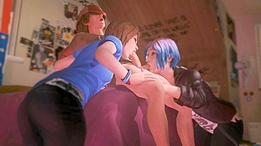 Adolescentes Safadas Viajam no Tempo em Hentai Pornô Gráfico