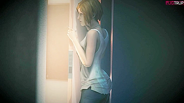 Cena de Sexo Lésbico Quente de Chloe e Rachel por Fugtrup em Life is Strange