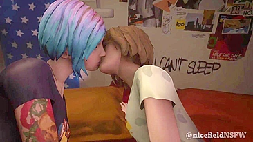 Chloe Price e Max Caulfield na Sacanagem de Life is Strange