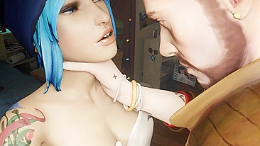 Chloe Price e Damon Merrick na Foda Selvagem de Life is Strange