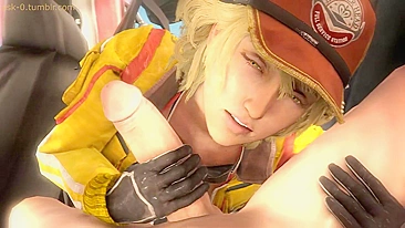 Cidney de Final Fantasy vira hentai: paródia pornô quente