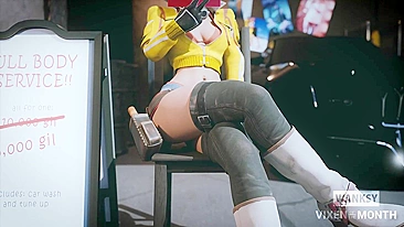 Cindy Aurum de Final Fantasy XV Fodida por Wanksy