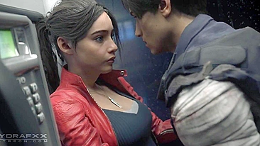 Ação Lésbica Quente de Leon e Claire no Resident Evil 2 - A Experiência Hentai Definitiva!