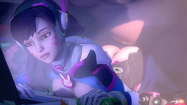 D.Va Ambrosine de Overwatch - Jornada Sensual no Mundo do Pornô Hentai