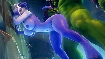 Libere Sua Fera Interior com Pornô de Draenei e Orc!