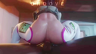 Aventura Safada de D.Va - Vídeo Hentai Pornô Overwatch