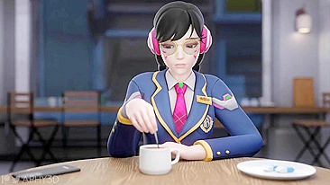 D.Va e o Afrodisíaco 3D Safado de Overwatch