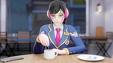 D.Va e o Afrodisíaco 3D Safado de Overwatch