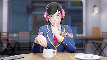 D.Va e o Afrodisíaco 3D Safado de Overwatch