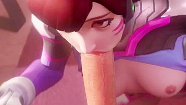 D.Va Domina como Gata em Overwatch