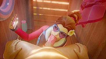 D.Va em cavalgada dos sonhos - Aventura quente de Overwatch