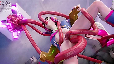 Vídeo Pornô Hentai - Caixa de Fogo da D.Va - Overwatch