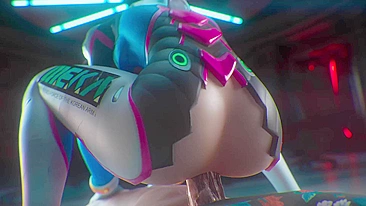 D.Va de Overwatch em Paródia Hentai Satírica de Gurobase
