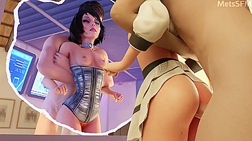 Elizabeth de BioShock - Uma Paródia Hentai Pornô Satírica