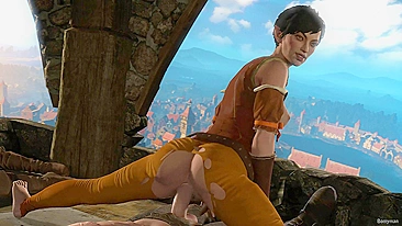 The Witcher - Aventura Pornô Hentai de Eveline Gallo por Bomyman