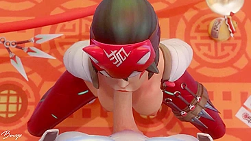 Liberando a Fera - Cavalgada Selvagem de Genji e Kiriko no Overwatch