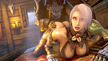 Ivy Valentine Sexy de Soul Calibur na Safadeza em Novo Vídeo Hentai Pornô!
