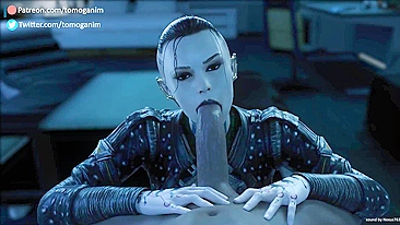 Vídeo Pornô Hentai - Jack Tomoganim de Mass Effect - Uma Foda Sci-Fi Sexy