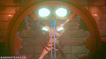 Vídeo Pornô de Jinx com Baronstrap de LoL: Sátira com Palavrões e Hentai