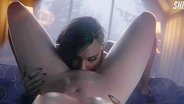Judy Alvarez Sexy em Cyberpunk 2077 - Aventura Pornô Futurista